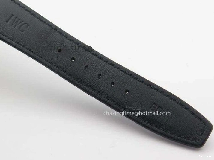 MIROTIME 0425 Practical Portuguese Real PR IW500109 ZF 1:1 Best Edition Black Dial On Black Leather Strap A52010 V 7308